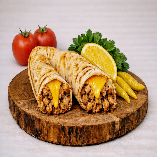 Tavuk Tantuni Dürüm Cheddarlı