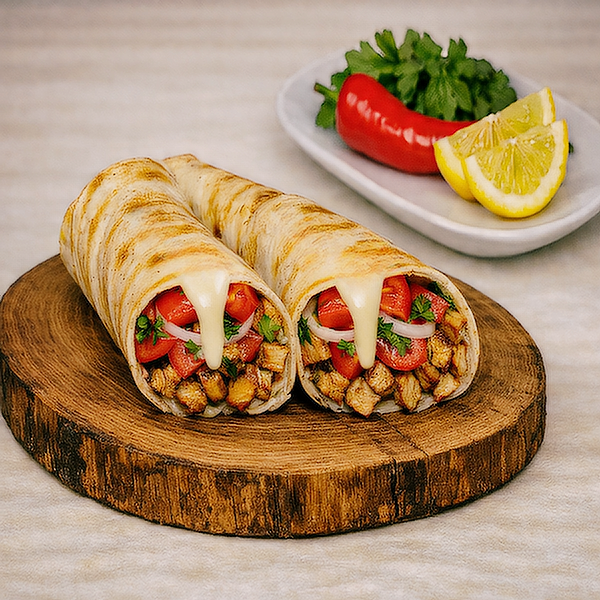 Tavuk Tantuni Dürüm Kaşarlı
